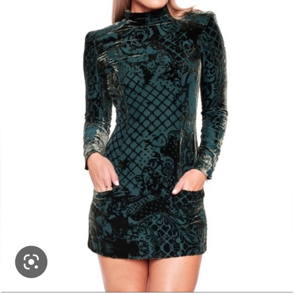 Balmain x H&M velvet dress - Picture 5 of 6
